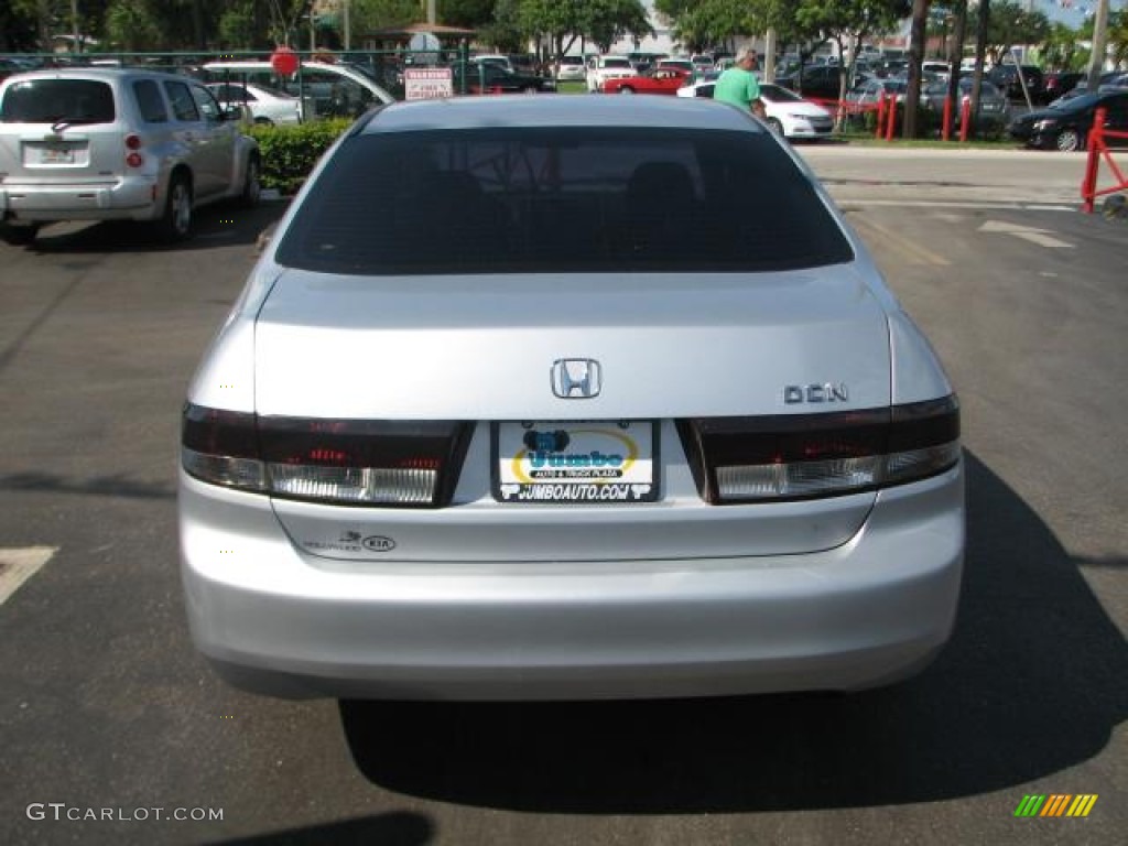 2003 Accord EX-L Sedan - Satin Silver Metallic / Black photo #8