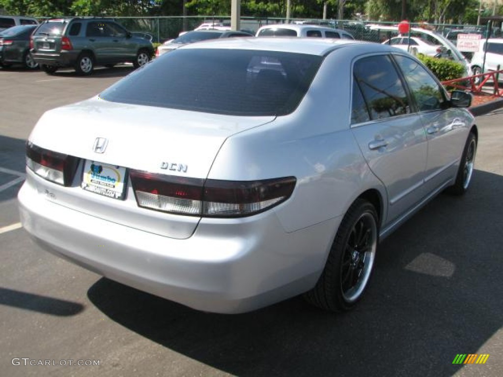 2003 Accord EX-L Sedan - Satin Silver Metallic / Black photo #9
