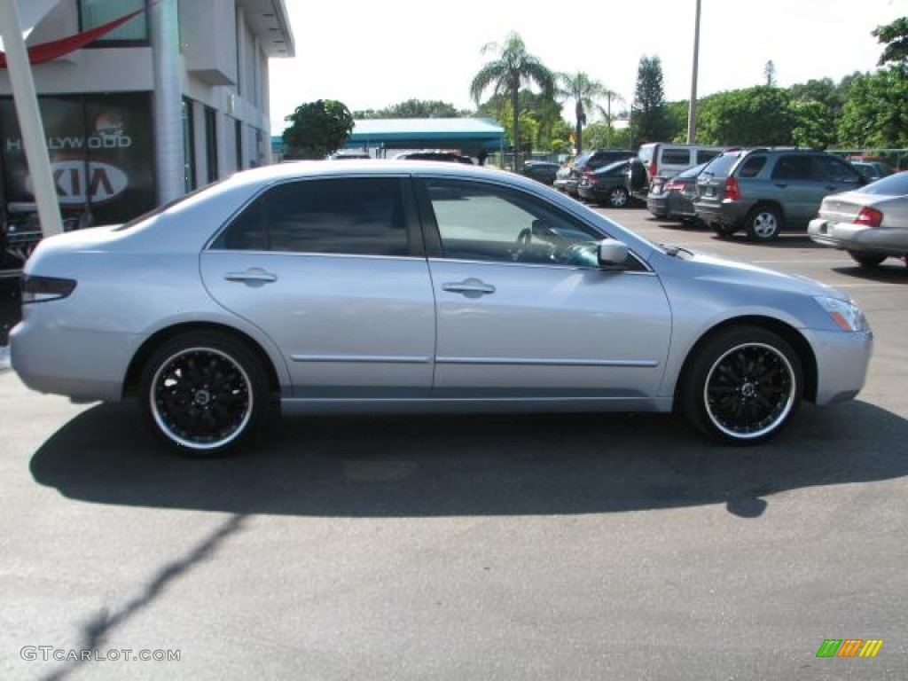 2003 Accord EX-L Sedan - Satin Silver Metallic / Black photo #10