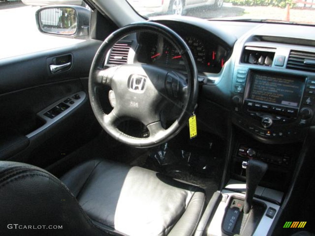 2003 Accord EX-L Sedan - Satin Silver Metallic / Black photo #12