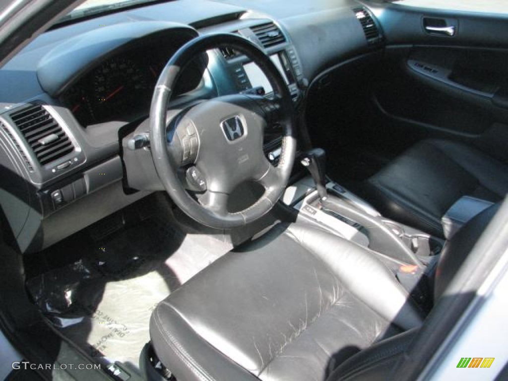 2003 Accord EX-L Sedan - Satin Silver Metallic / Black photo #17