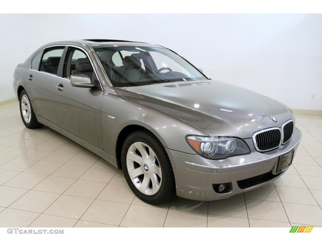 2007 7 Series 750Li Sedan - Sterling Grey Metallic / Flannel Grey photo #1