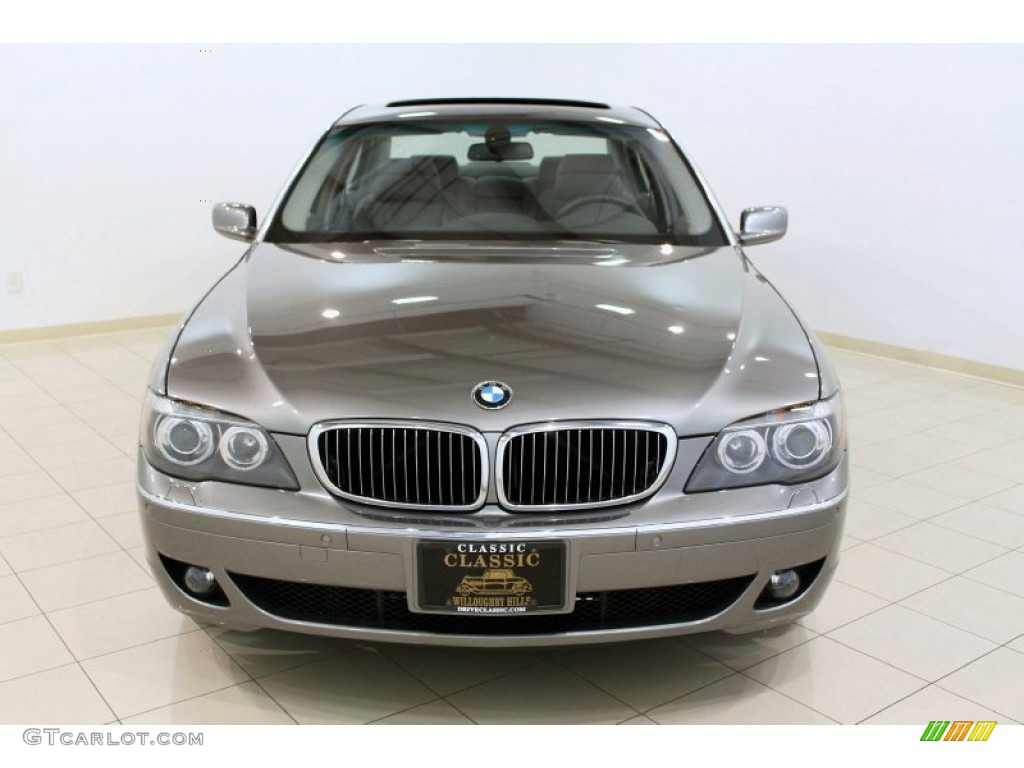 2007 7 Series 750Li Sedan - Sterling Grey Metallic / Flannel Grey photo #2