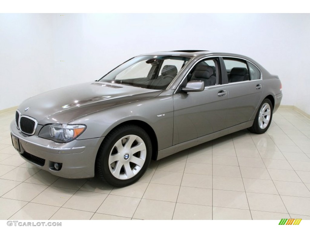 2007 7 Series 750Li Sedan - Sterling Grey Metallic / Flannel Grey photo #3