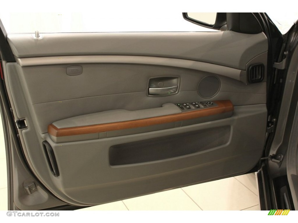 2007 7 Series 750Li Sedan - Sterling Grey Metallic / Flannel Grey photo #5