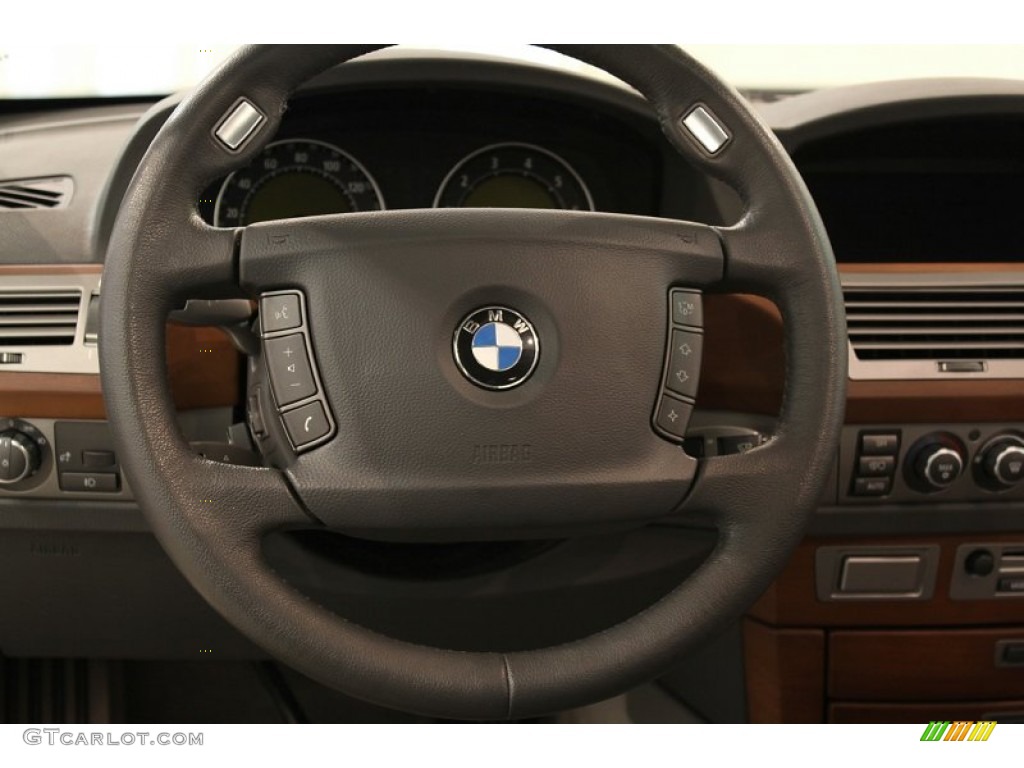 2007 7 Series 750Li Sedan - Sterling Grey Metallic / Flannel Grey photo #10