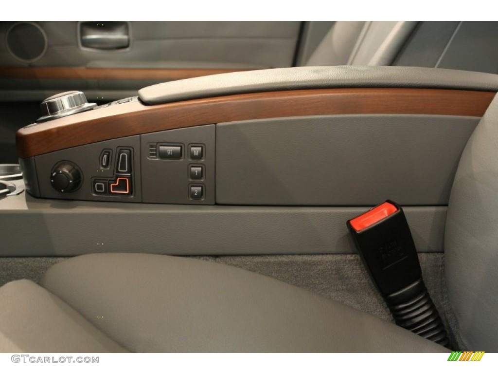 2007 7 Series 750Li Sedan - Sterling Grey Metallic / Flannel Grey photo #27