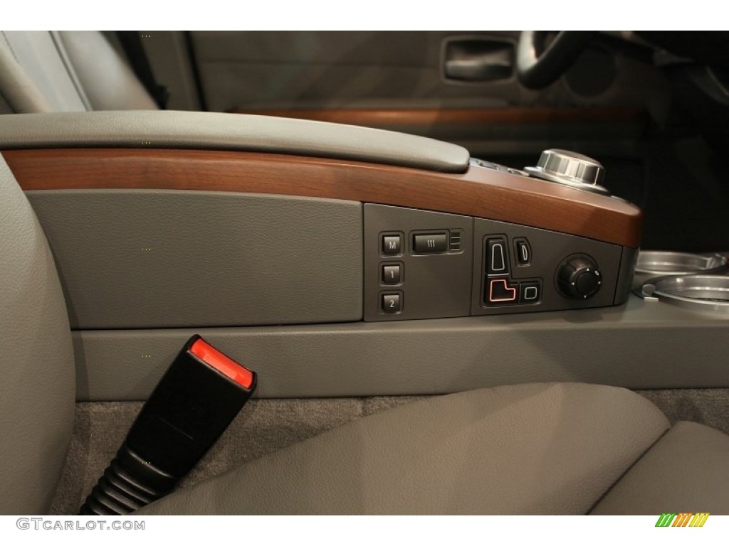 2007 7 Series 750Li Sedan - Sterling Grey Metallic / Flannel Grey photo #28