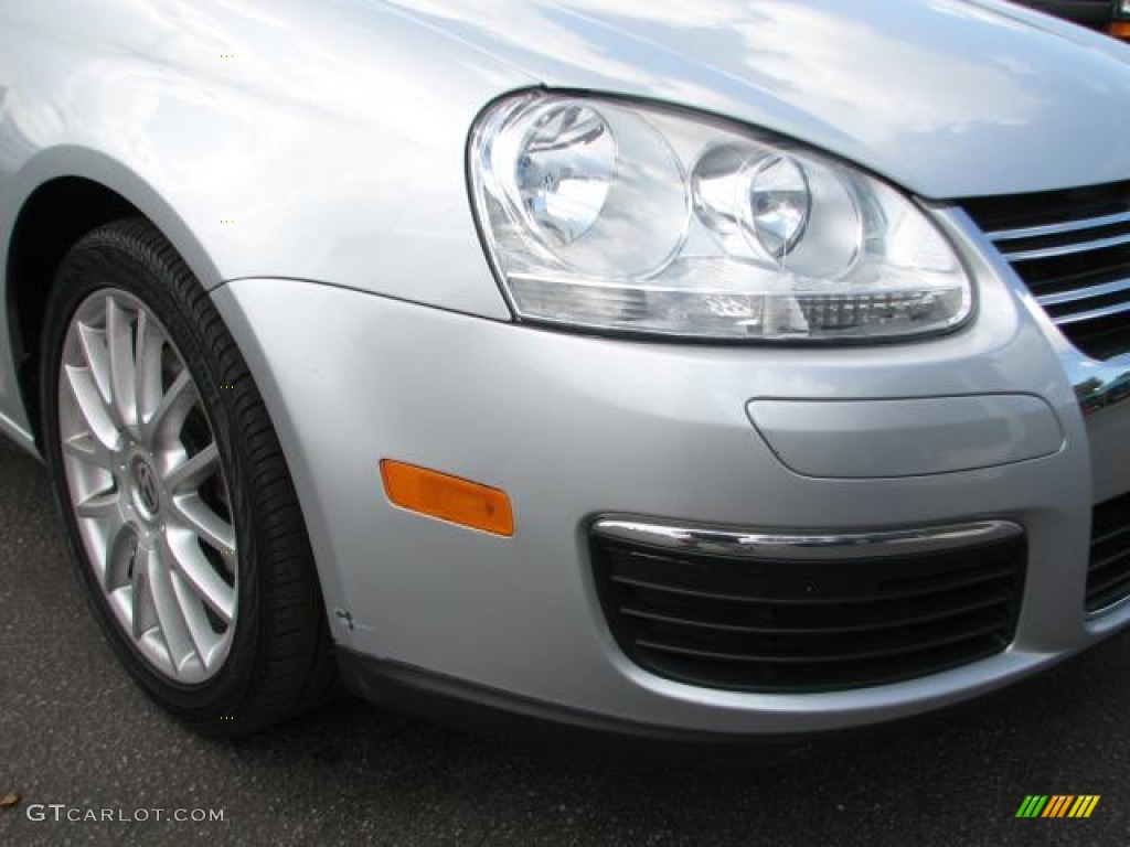 2008 Jetta Wolfsburg Edition Sedan - Reflex Silver Metallic / Anthracite Black photo #2