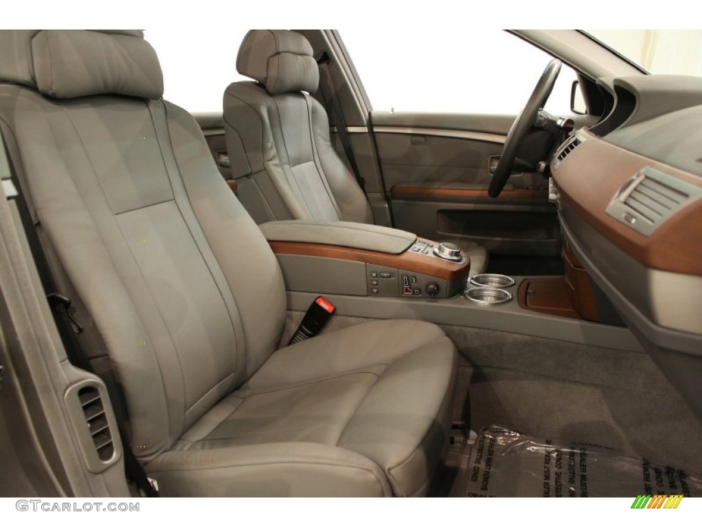 2007 7 Series 750Li Sedan - Sterling Grey Metallic / Flannel Grey photo #30