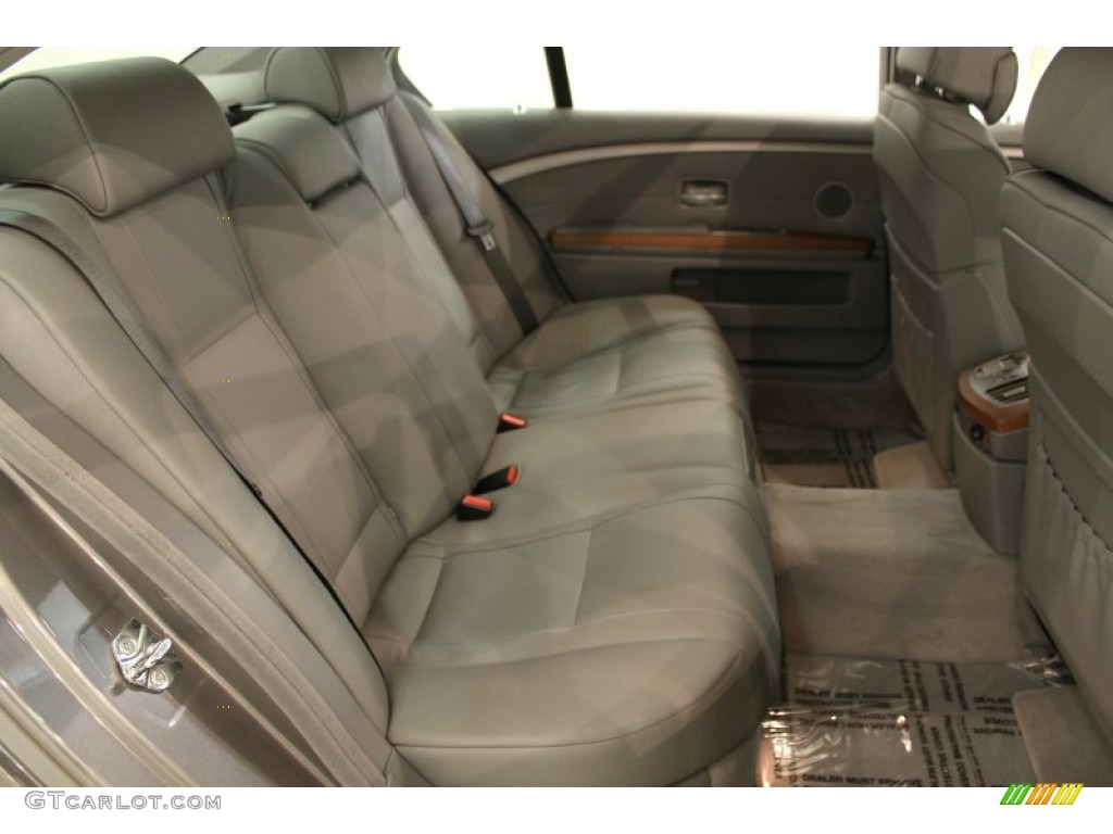 2007 7 Series 750Li Sedan - Sterling Grey Metallic / Flannel Grey photo #31