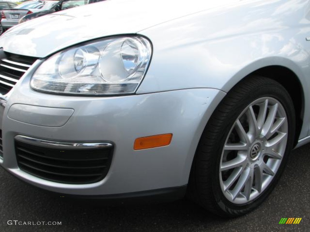 2008 Jetta Wolfsburg Edition Sedan - Reflex Silver Metallic / Anthracite Black photo #4