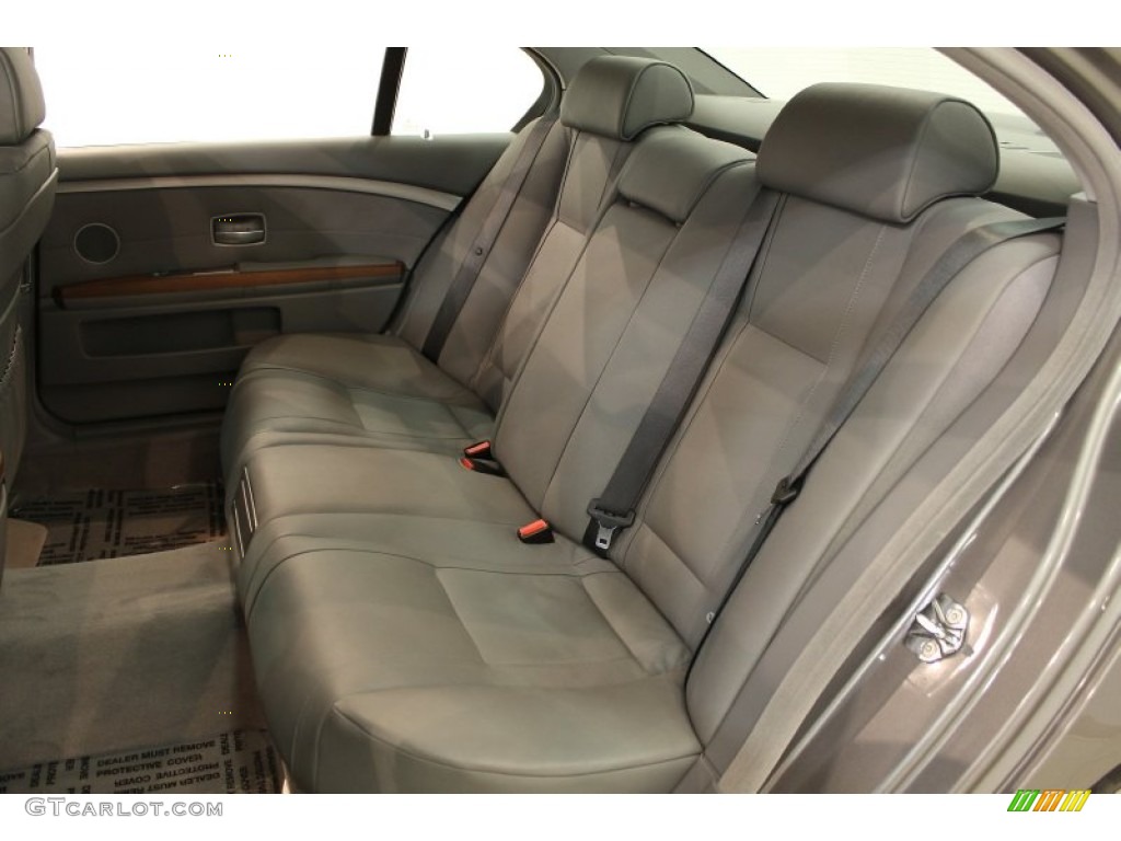 2007 7 Series 750Li Sedan - Sterling Grey Metallic / Flannel Grey photo #32