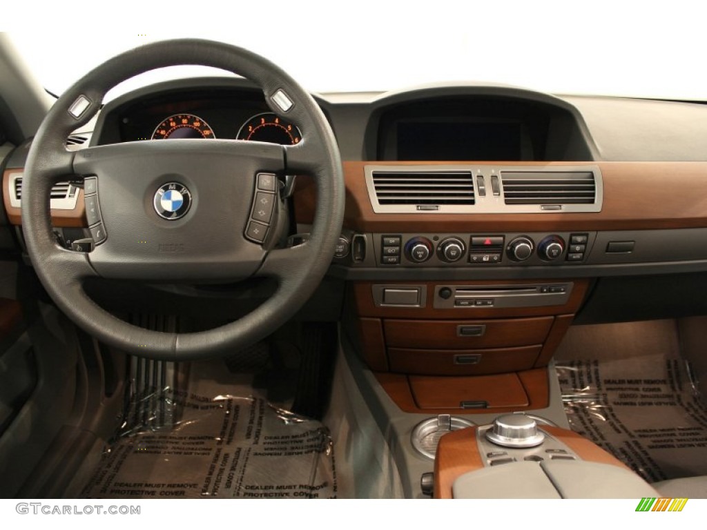 2007 7 Series 750Li Sedan - Sterling Grey Metallic / Flannel Grey photo #34