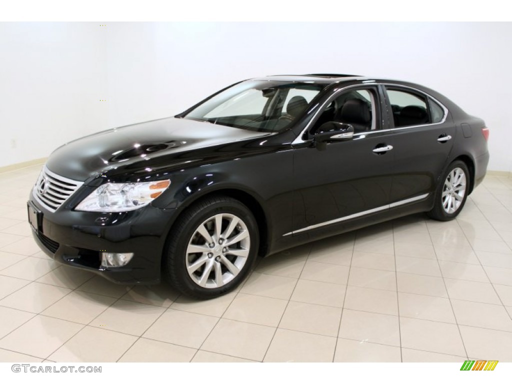 Obsidian Black 2010 Lexus LS 460 AWD Exterior Photo #54056633