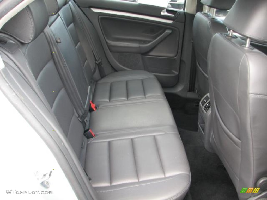 Anthracite Black Interior 2008 Volkswagen Jetta Wolfsburg Edition Sedan Photo #54056645
