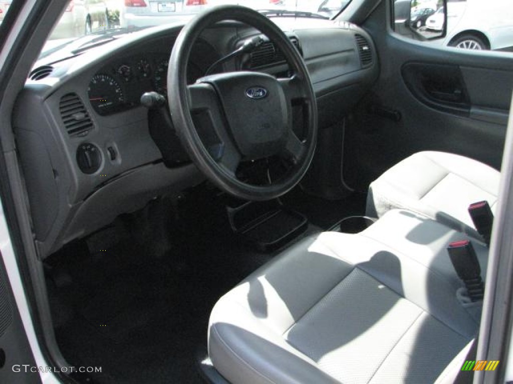 Medium Dark Flint Interior 2008 Ford Ranger XL Regular Cab Photo #54056801