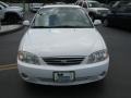 2002 White Kia Spectra LS Sedan  photo #3