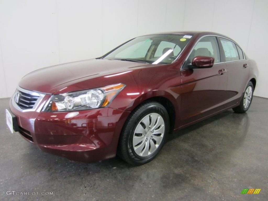 Basque Red Pearl 2009 Honda Accord LX Sedan Exterior Photo #54057542