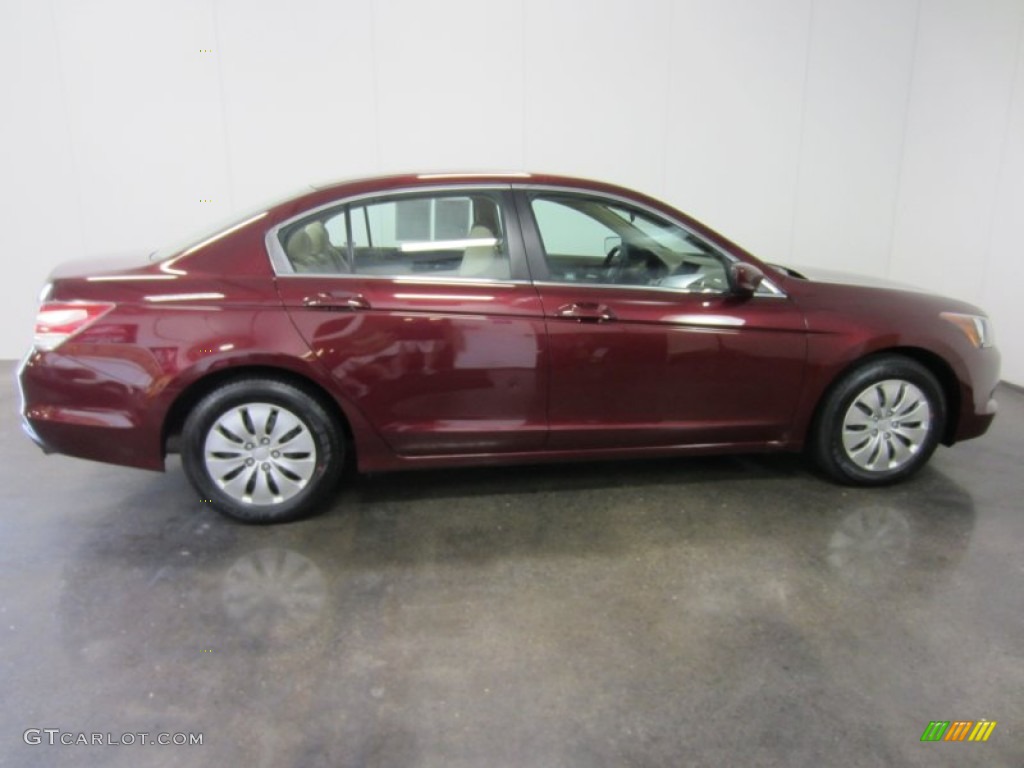 Basque Red Pearl 2009 Honda Accord LX Sedan Exterior Photo #54057629