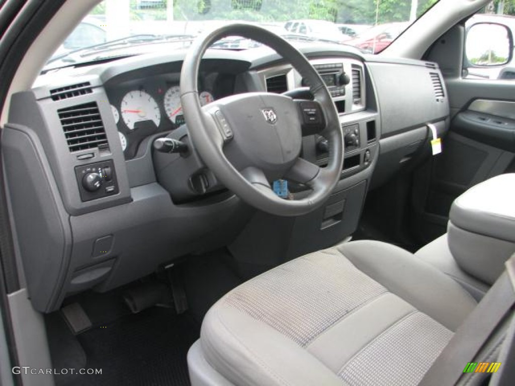 Medium Slate Gray Interior 2007 Dodge Ram 1500 SLT Quad Cab Photo #54057737