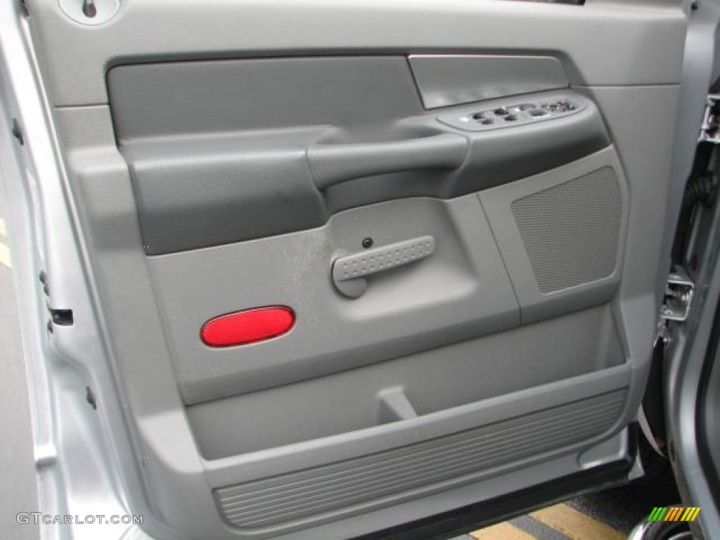 2007 Dodge Ram 1500 SLT Quad Cab Medium Slate Gray Door Panel Photo #54057746