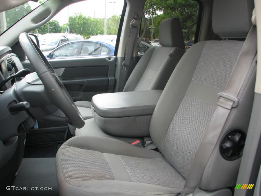 Medium Slate Gray Interior 2007 Dodge Ram 1500 SLT Quad Cab Photo #54057755