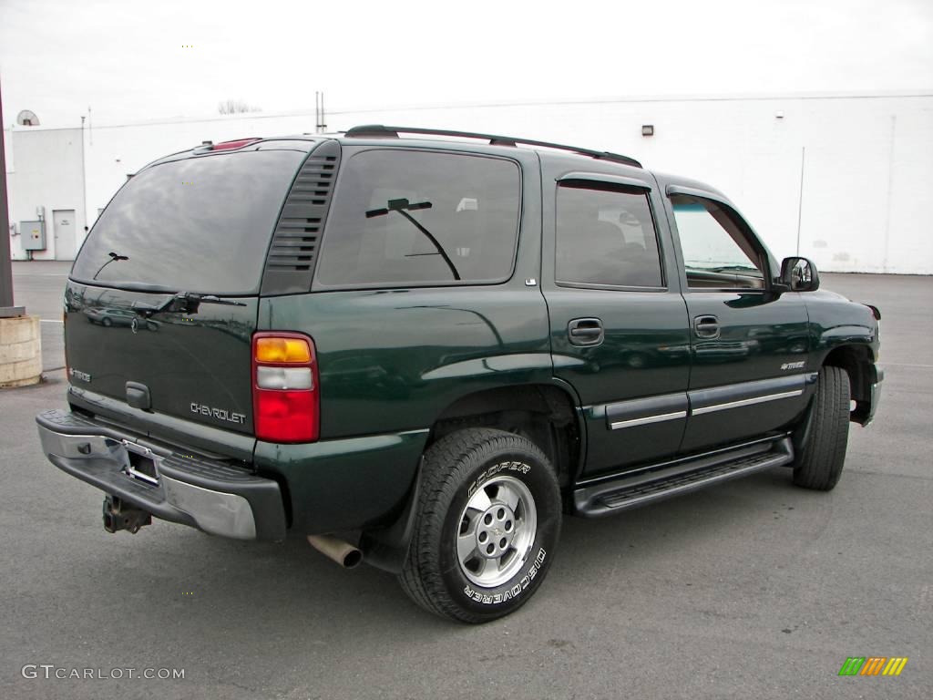 2001 Tahoe LS 4x4 - Forest Green Metallic / Tan/Neutral photo #5