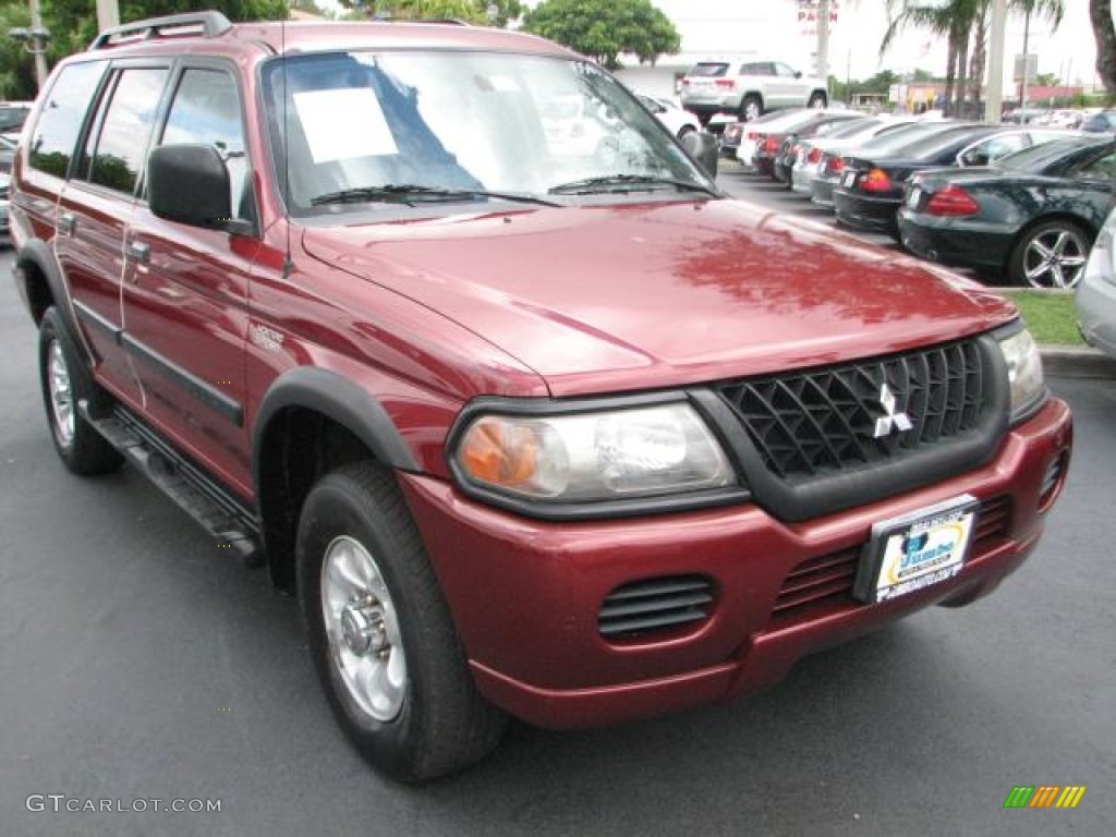 2003 Montero Sport ES - Cambridge Red Pearl / Gray photo #1