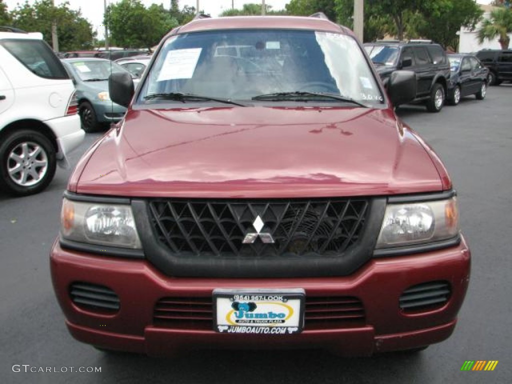 2003 Montero Sport ES - Cambridge Red Pearl / Gray photo #3