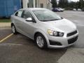 2012 Silver Ice Metallic Chevrolet Sonic LT Sedan  photo #2