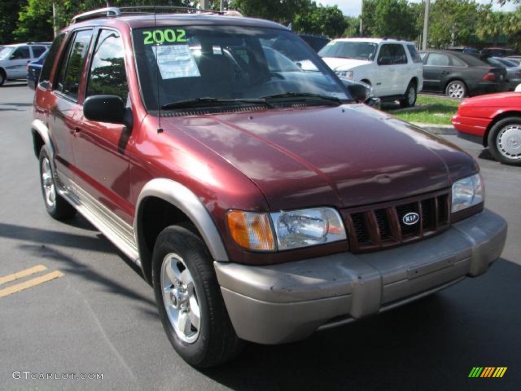 2002 Sportage  - Pepper Red / Brown photo #1