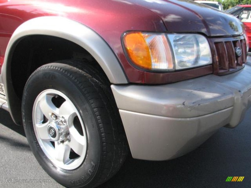2002 Sportage  - Pepper Red / Brown photo #2