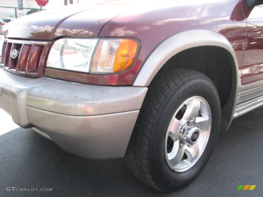 2002 Sportage  - Pepper Red / Brown photo #4