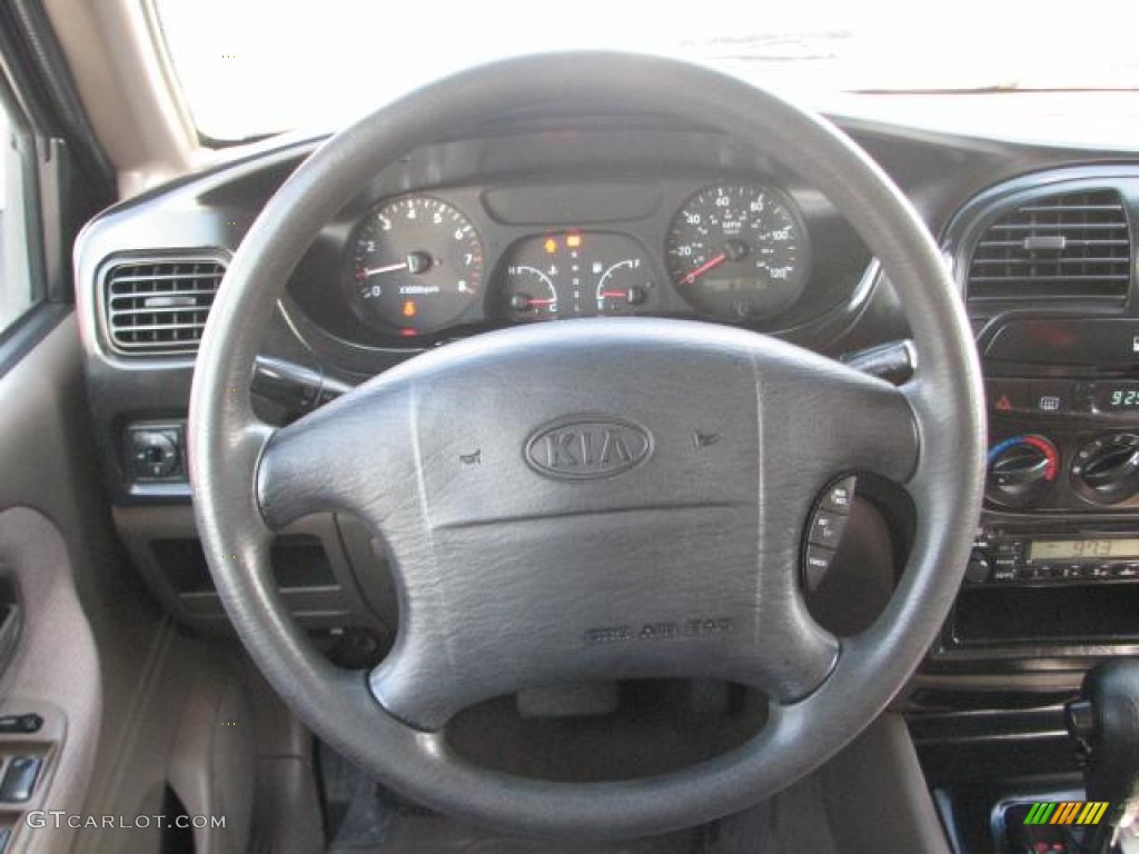 2002 Sportage  - Pepper Red / Brown photo #13
