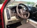 Light Pebble Beige/Bark Brown Steering Wheel Photo for 2012 Dodge Ram 3500 HD #54059191