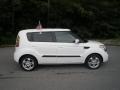 2010 Clear White Kia Soul +  photo #2