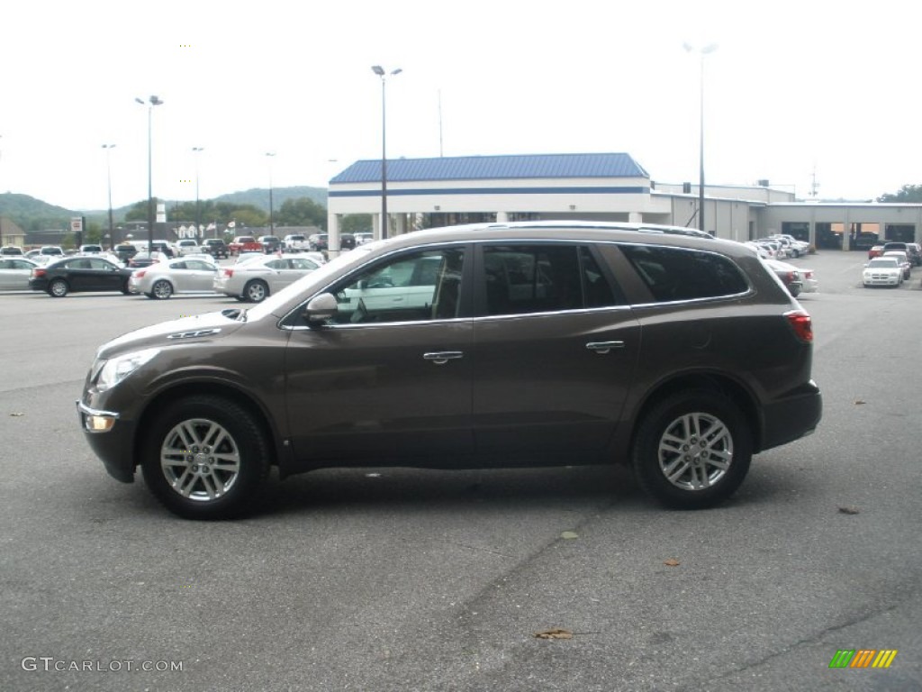 2008 Enclave CX - Cocoa Metallic / Cashmere/Cocoa photo #12