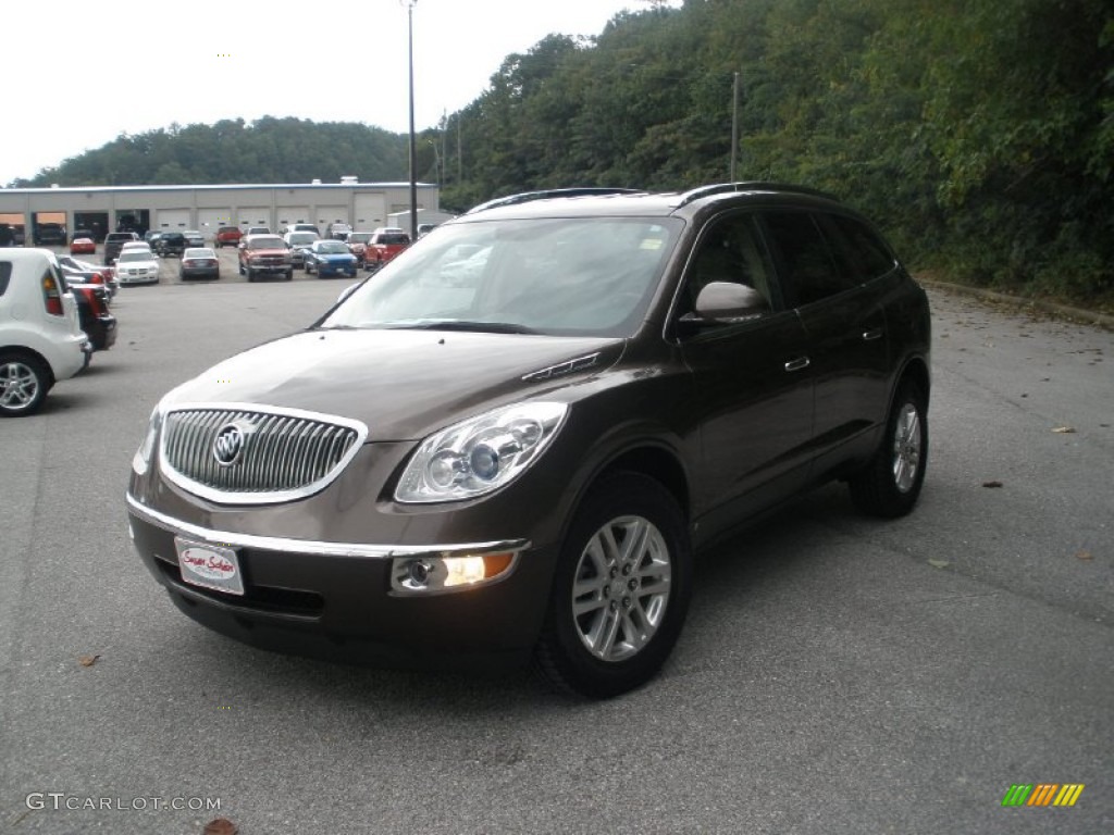 2008 Enclave CX - Cocoa Metallic / Cashmere/Cocoa photo #13