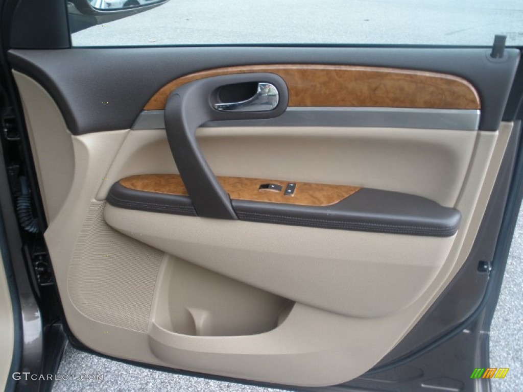 2008 Buick Enclave CX Cashmere/Cocoa Door Panel Photo #54061295