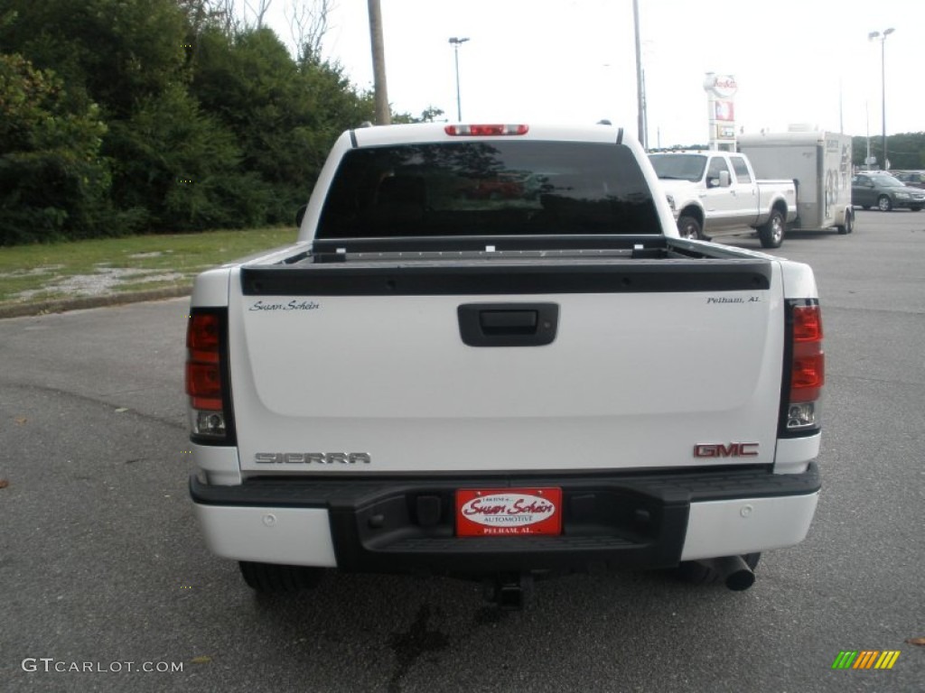 2008 Sierra 1500 Denali Crew Cab AWD - Summit White / Light Cashmere photo #10