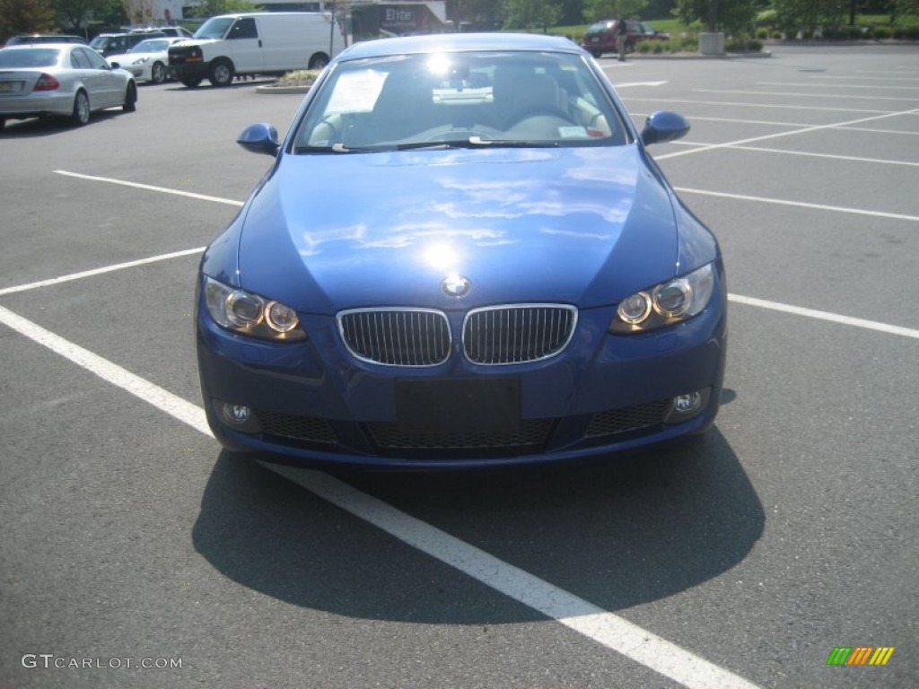 2007 3 Series 335i Convertible - Montego Blue Metallic / Cream Beige photo #6