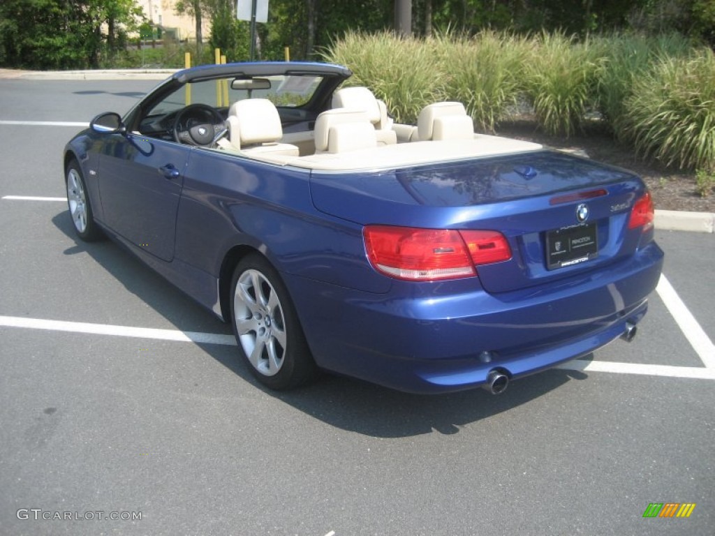 2007 3 Series 335i Convertible - Montego Blue Metallic / Cream Beige photo #13