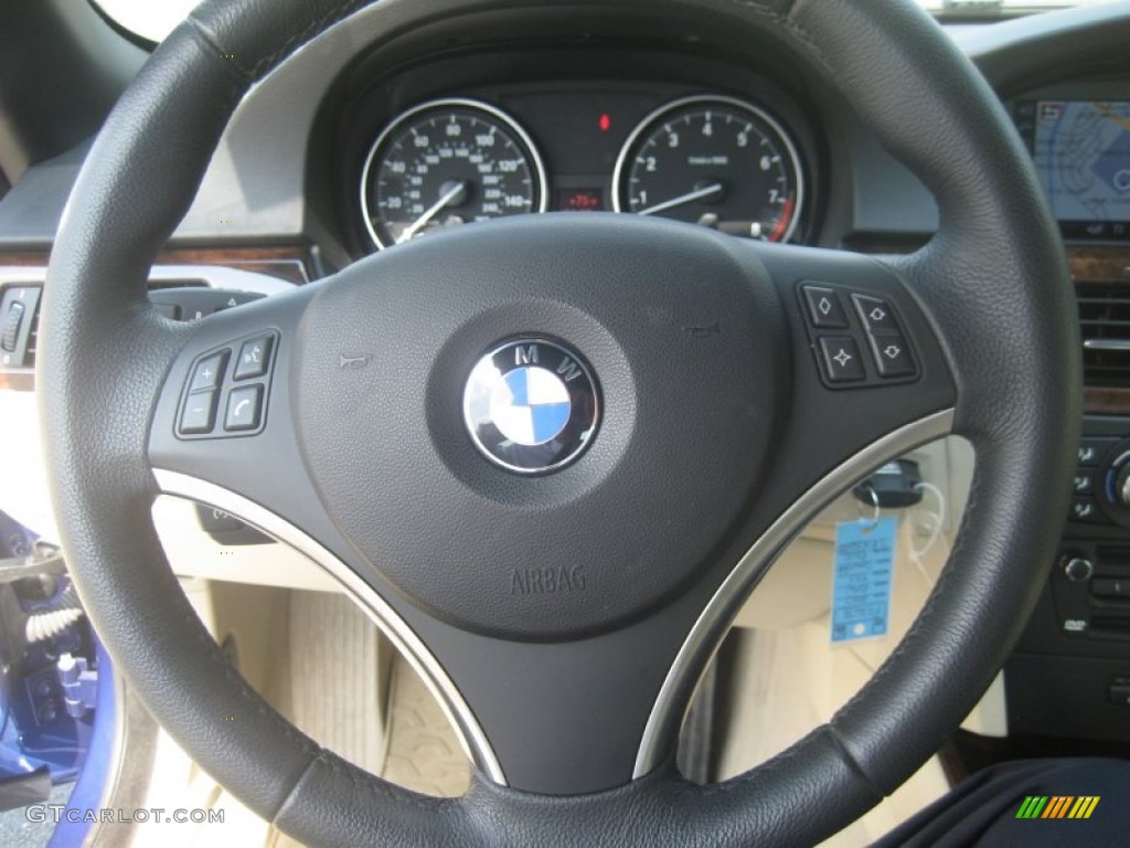 2007 3 Series 335i Convertible - Montego Blue Metallic / Cream Beige photo #18