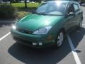 2002 Grabber Green Metallic Ford Focus ZX5 Hatchback  photo #5