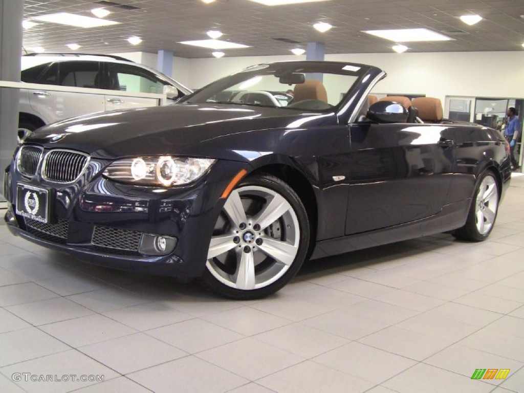 2007 3 Series 335i Convertible - Monaco Blue Metallic / Saddle Brown/Black photo #1