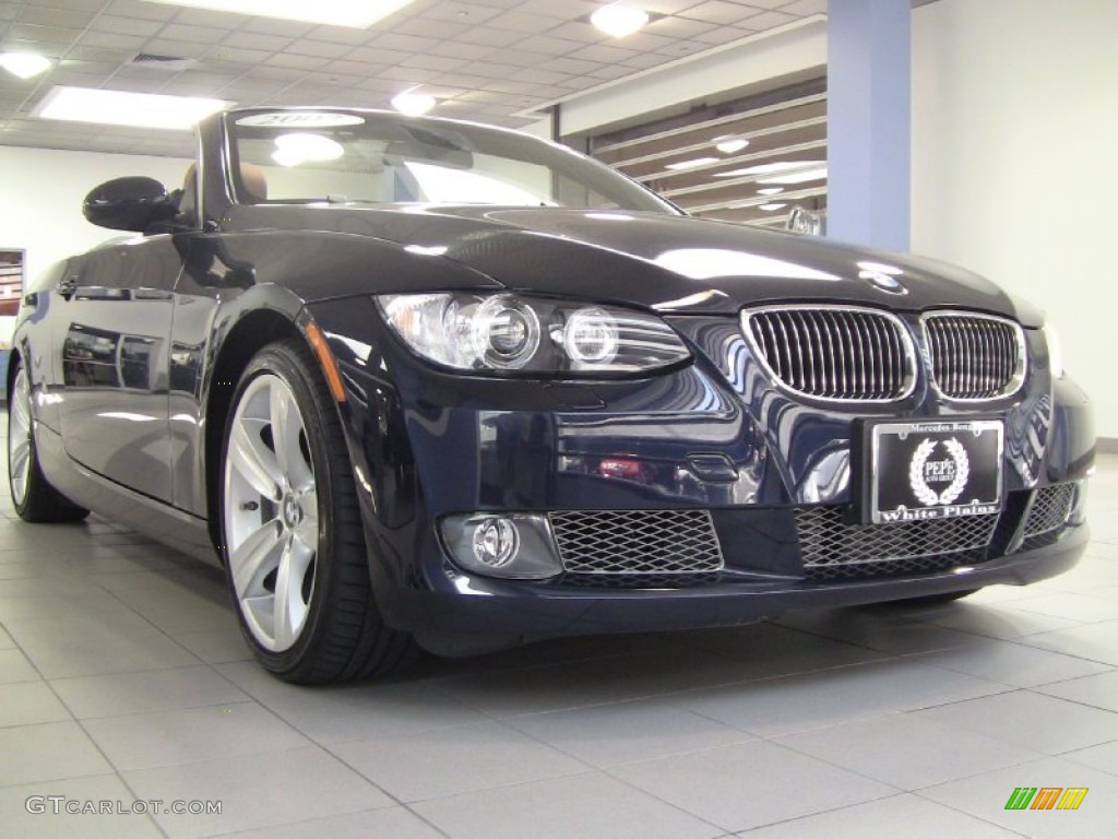 2007 3 Series 335i Convertible - Monaco Blue Metallic / Saddle Brown/Black photo #3