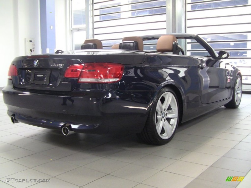 2007 3 Series 335i Convertible - Monaco Blue Metallic / Saddle Brown/Black photo #4