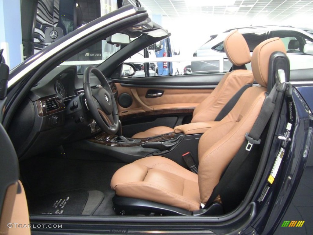 2007 3 Series 335i Convertible - Monaco Blue Metallic / Saddle Brown/Black photo #7