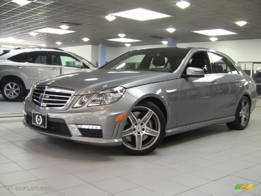 2010 E 63 AMG Sedan - Palladium Silver Metallic / Black photo #1